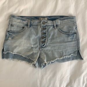 Free People Jean Shorts